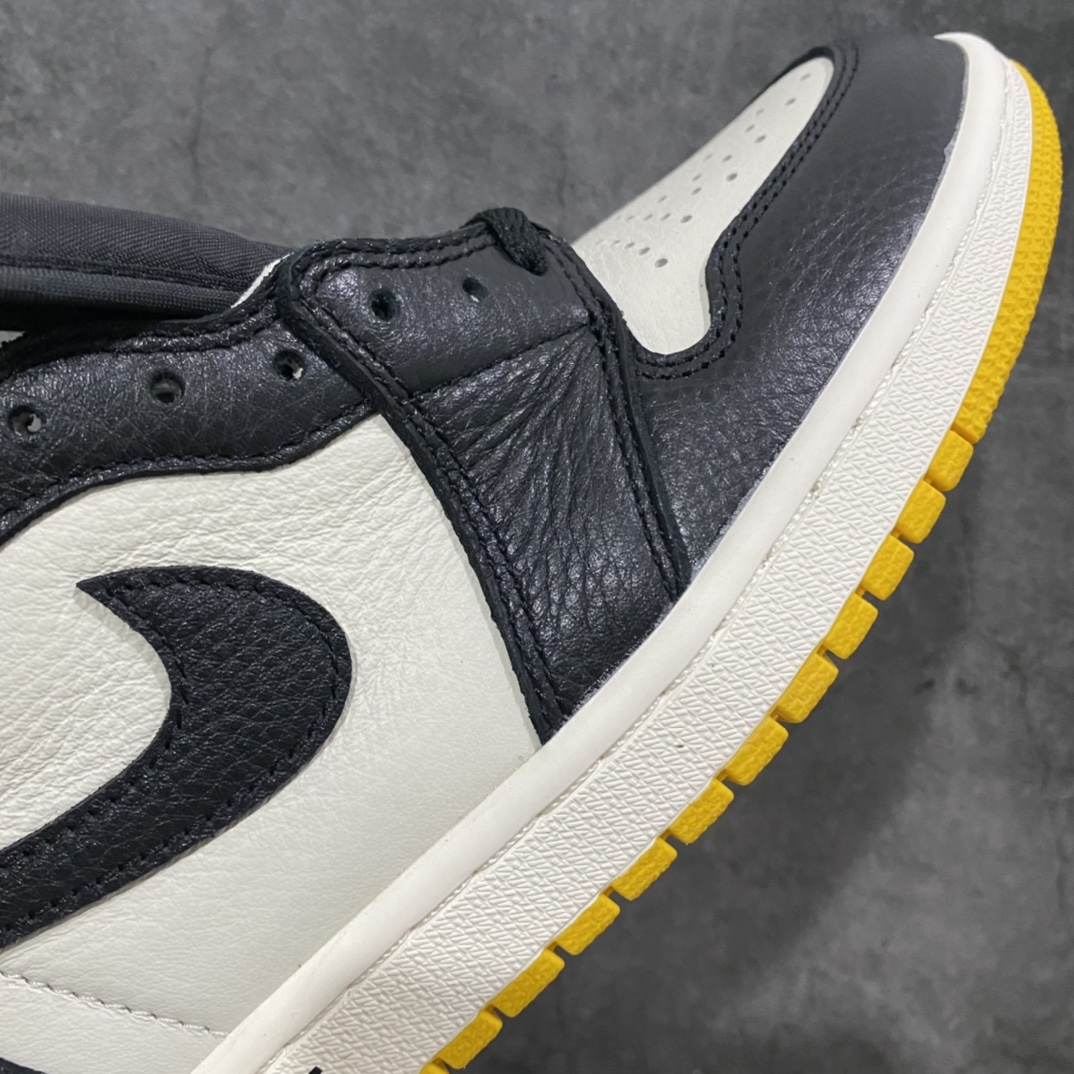 图片[6]-Air Jordan AJ1 NRG “No L’s” 禁止转卖黑黄 861428-107 细节百分百区别市面 刺绣 排气孔 鞋带口 皮料裁剪 大底纹路 车线 印刷 飞翼 中底 背胶 公司工艺无需多言 碾压各路复刻 入了正品朋友不妨自行对比 尺码 40 40.5 41 42 42.5 43 44 44.5 45 46 47.5-选品中心