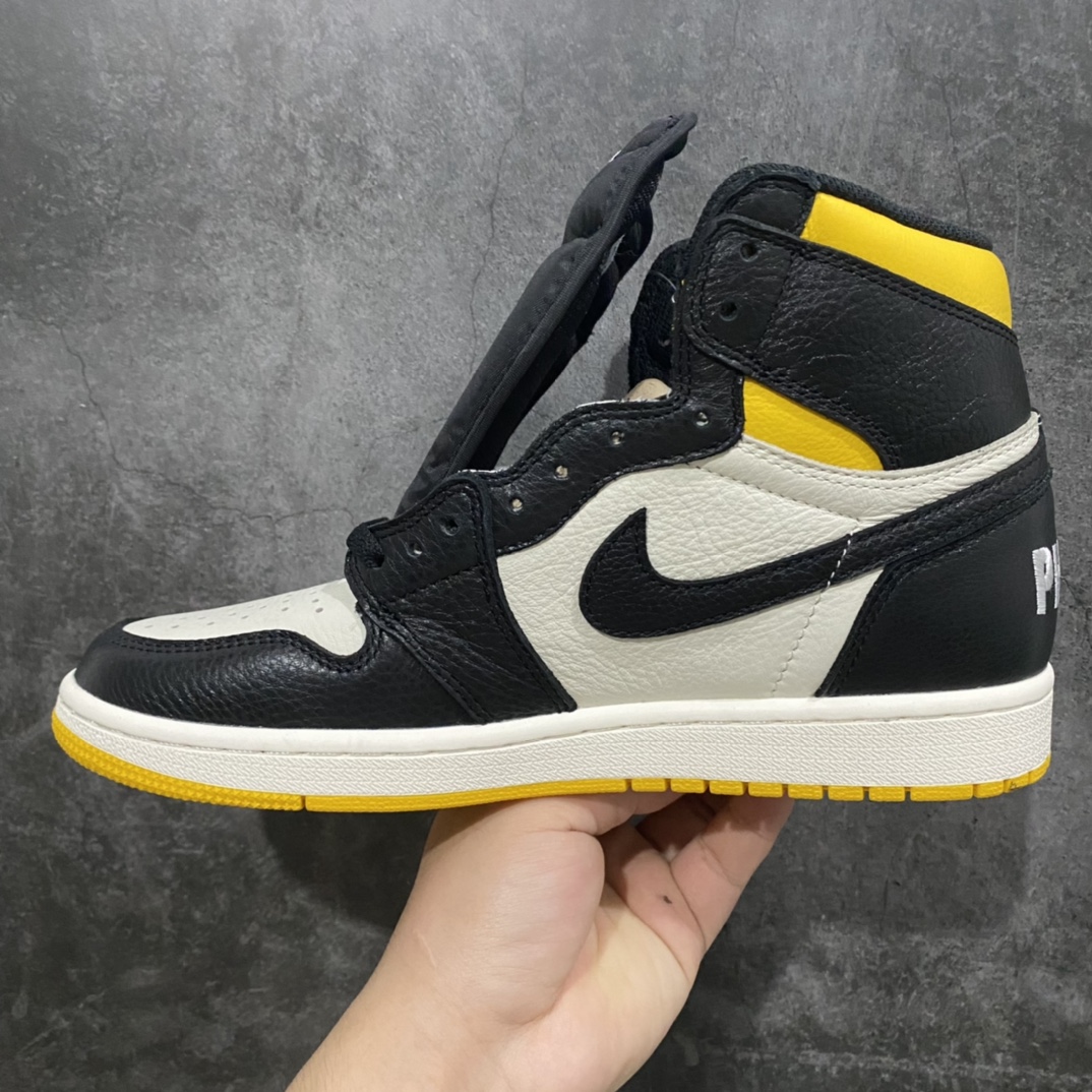 图片[2]-Air Jordan AJ1 NRG “No L’s” 禁止转卖黑黄 861428-107 细节百分百区别市面 刺绣 排气孔 鞋带口 皮料裁剪 大底纹路 车线 印刷 飞翼 中底 背胶 公司工艺无需多言 碾压各路复刻 入了正品朋友不妨自行对比 尺码 40 40.5 41 42 42.5 43 44 44.5 45 46 47.5-选品中心