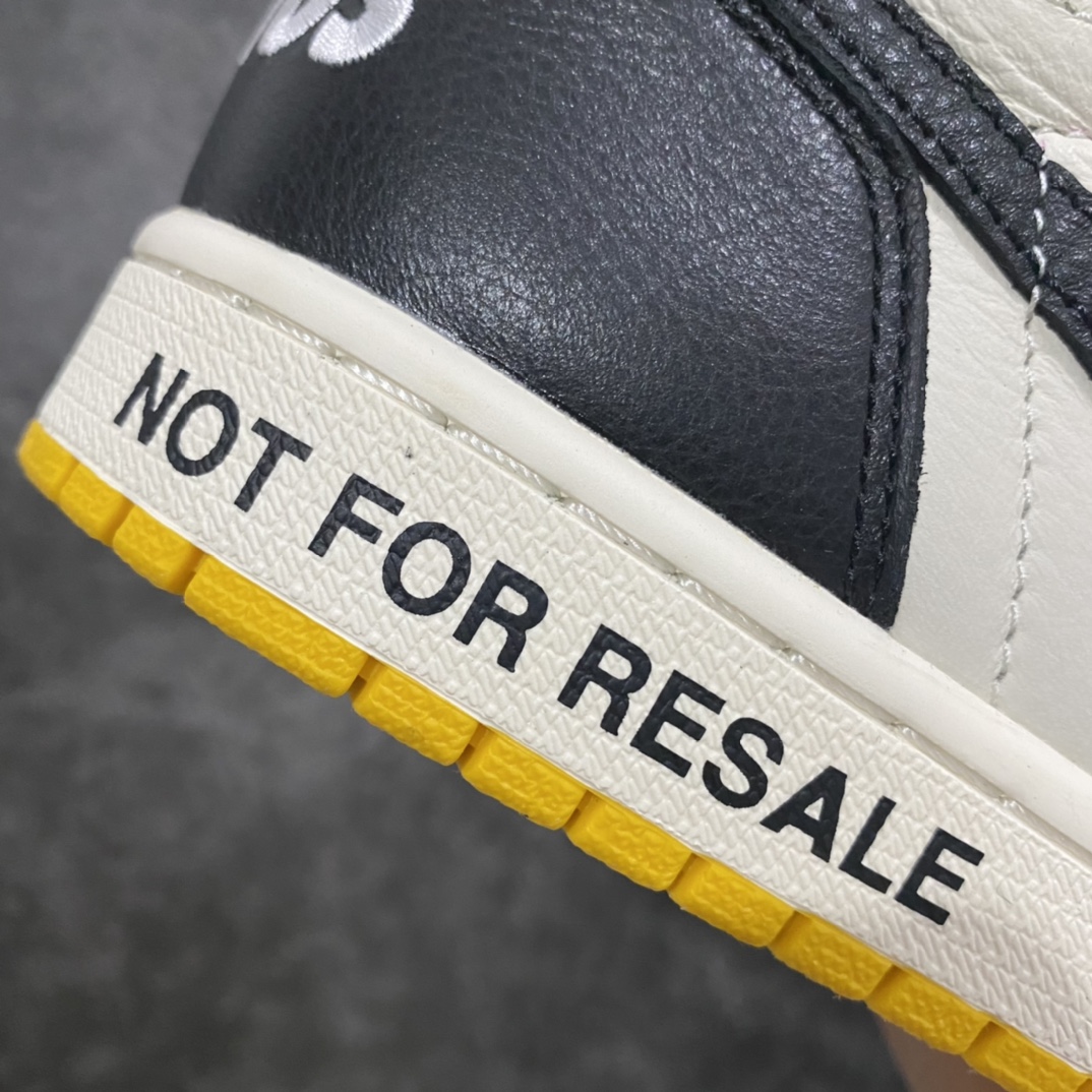 图片[3]-Air Jordan AJ1 NRG “No L’s” 禁止转卖黑黄 861428-107 细节百分百区别市面 刺绣 排气孔 鞋带口 皮料裁剪 大底纹路 车线 印刷 飞翼 中底 背胶 公司工艺无需多言 碾压各路复刻 入了正品朋友不妨自行对比 尺码 40 40.5 41 42 42.5 43 44 44.5 45 46 47.5-选品中心