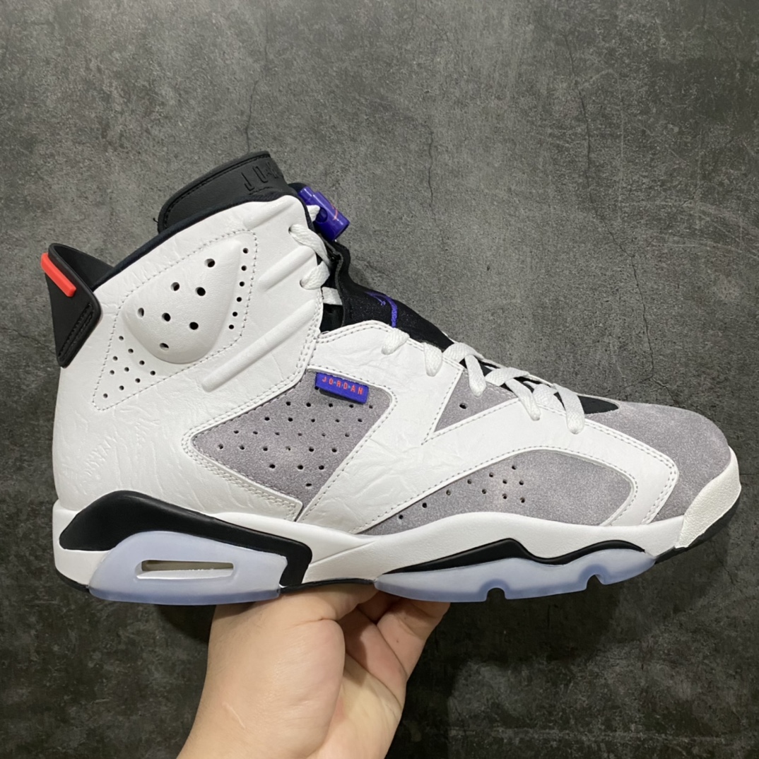 Air Jordan 6 Flint 燧石 紫灰 CI3125-100 全新工厂出货 之前经典火爆的配色 原鞋开发 原厂材料 细节配件同步 尺码：40-47.5 US：7-13-选品中心