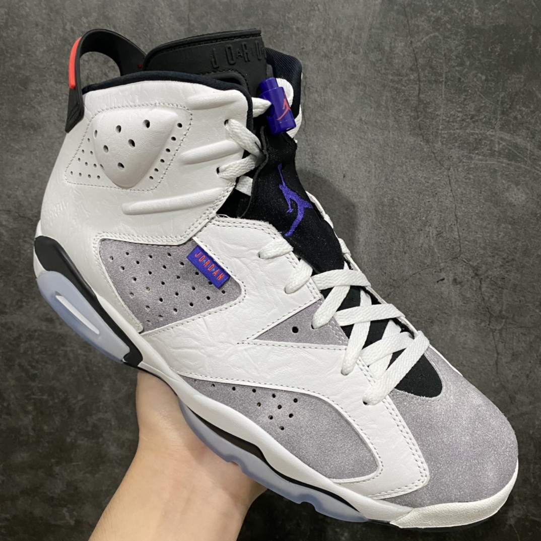 图片[3]-Air Jordan 6 Flint 燧石 紫灰 CI3125-100 全新工厂出货 之前经典火爆的配色 原鞋开发 原厂材料 细节配件同步 尺码：40-47.5 US：7-13-选品中心