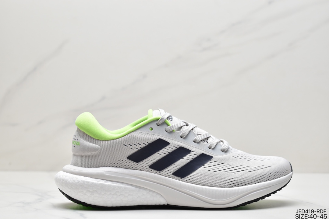 150 adidas阿迪达斯SUPERNOVA 2M男女排汗减震回弹爆米花跑步鞋GW9094