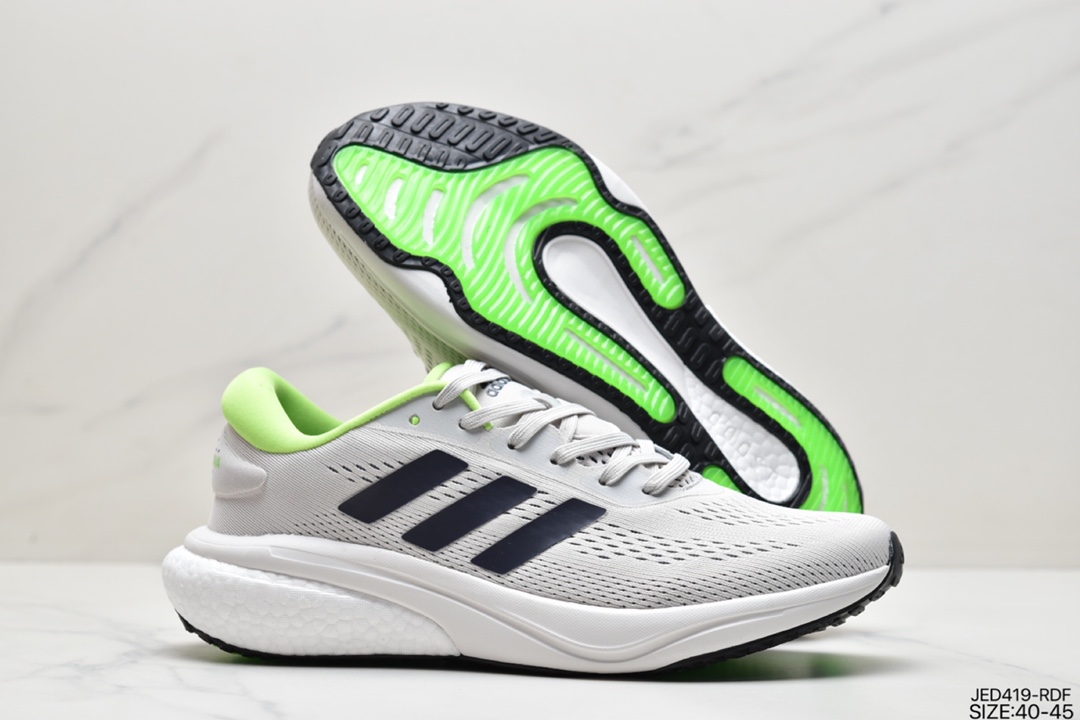 150 adidas阿迪达斯SUPERNOVA 2M男女排汗减震回弹爆米花跑步鞋GW9094