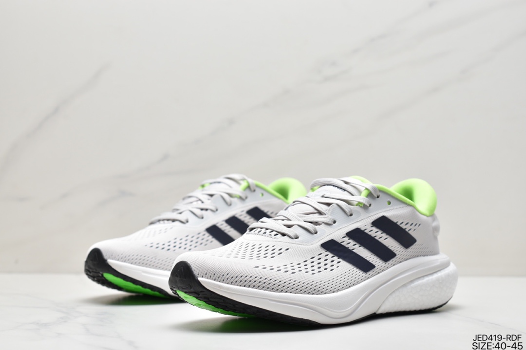 150 adidas阿迪达斯SUPERNOVA 2M男女排汗减震回弹爆米花跑步鞋GW9094