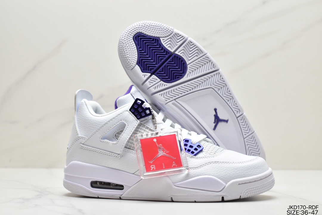 160 耐克/NIKE Air Jordan4 乔丹4代中帮复古男女文化篮球鞋鞋