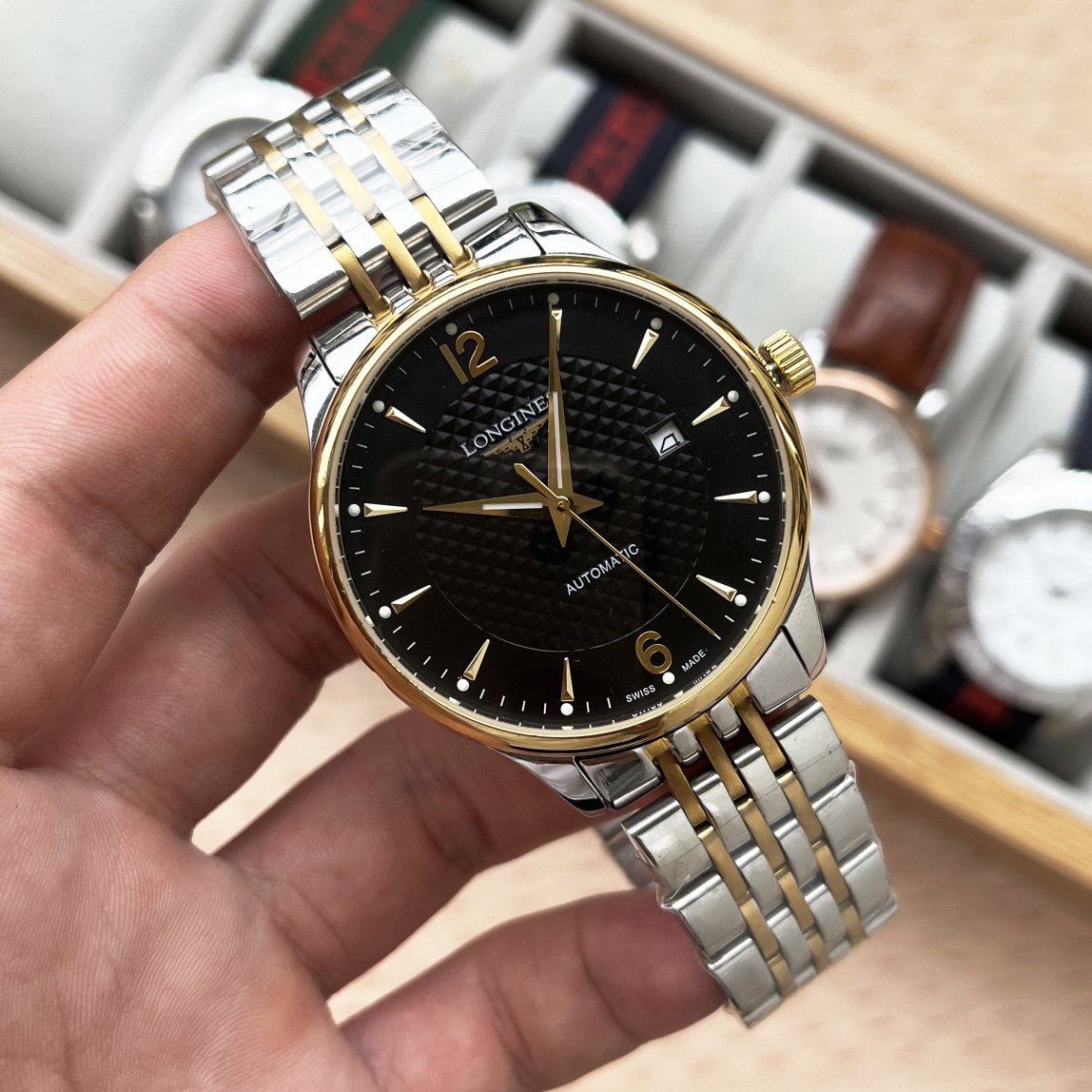 450 浪琴 LONGINES 款式尊贵绅士潮男腕表机械