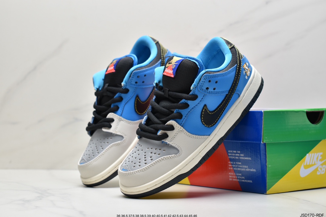 200 耐克Nike SB Dunk Low Pro 复古低帮休闲运动滑板板鞋BQ6817