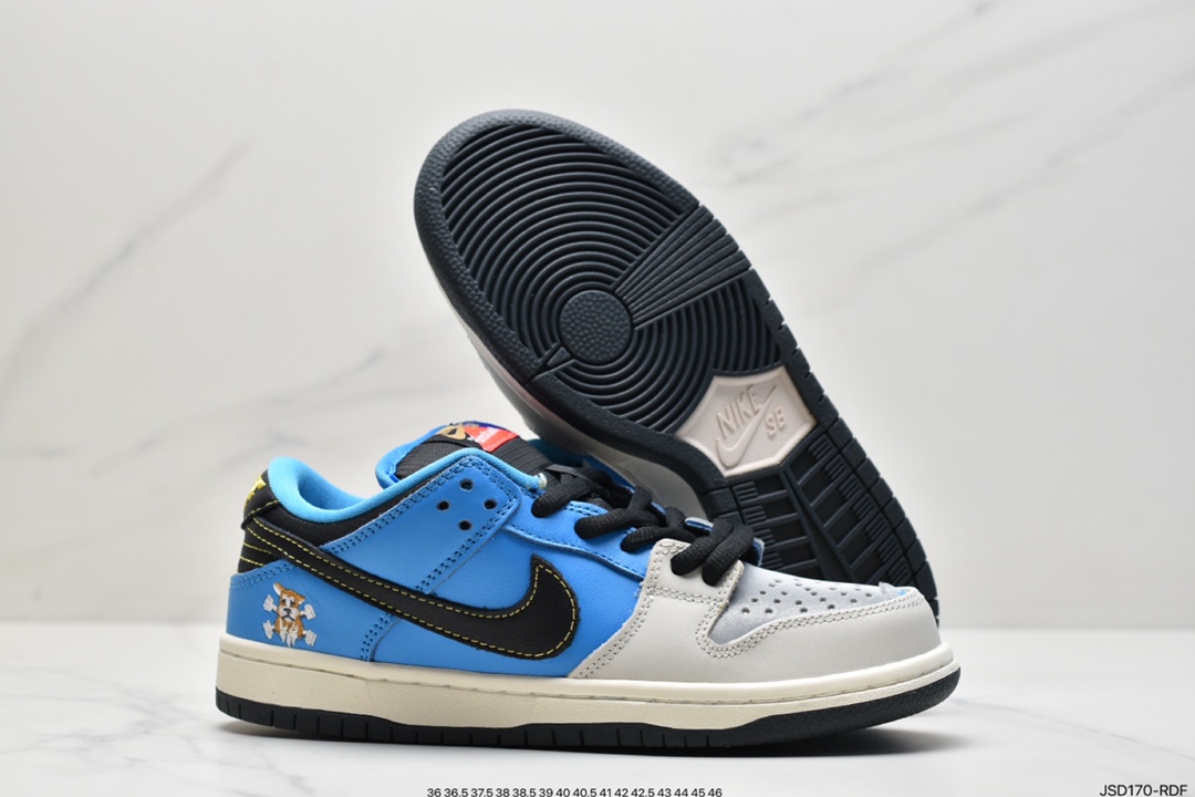 200 耐克Nike SB Dunk Low Pro 复古低帮休闲运动滑板板鞋BQ6817