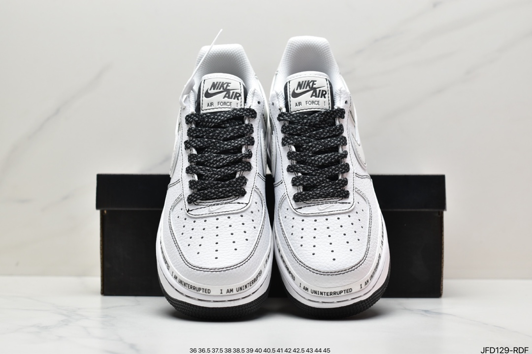 170 詹皇公司联名款Uninterrupted x Nike Air Force 1 签名涂鸦3M 空军一号经CQ0494-001