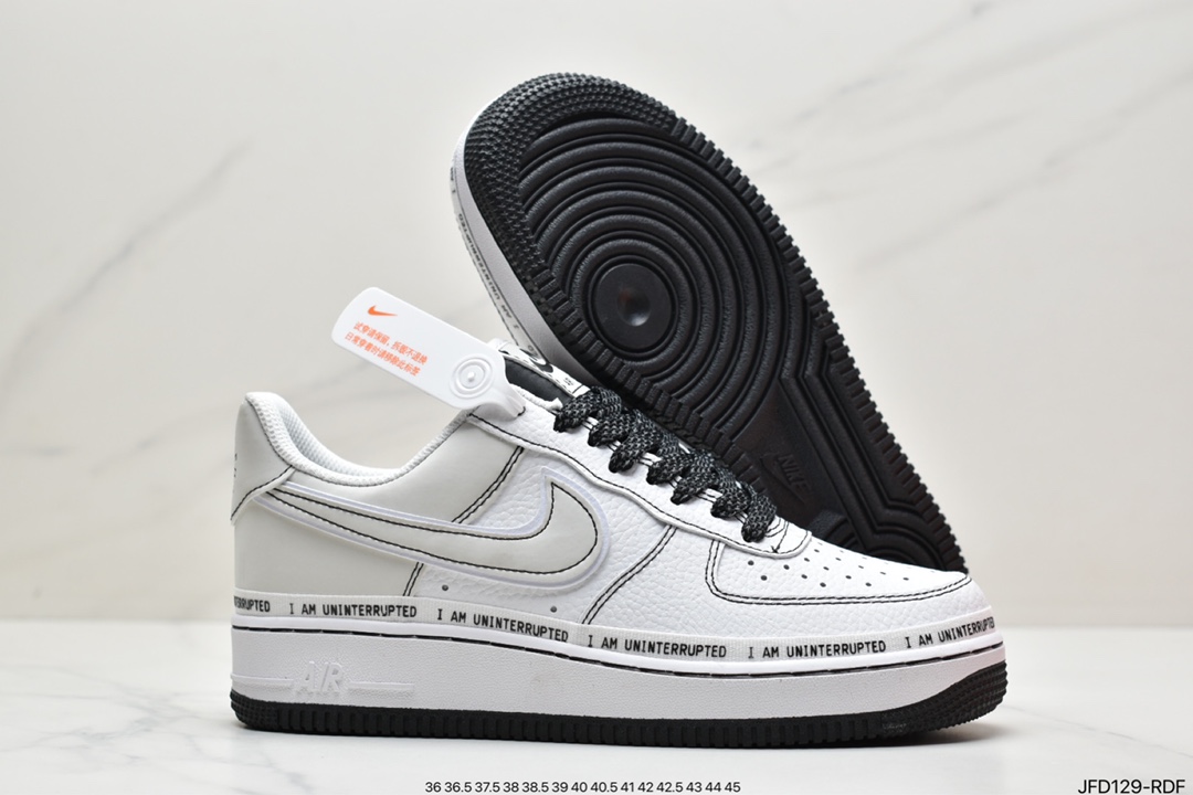 170 詹皇公司联名款Uninterrupted x Nike Air Force 1 签名涂鸦3M 空军一号经CQ0494-001