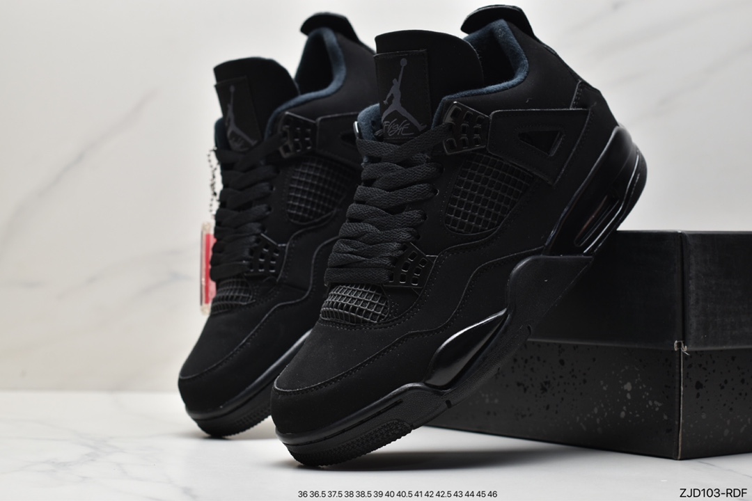 240 Air Jordan AJ4 Retro 黑猫 CU1110-010