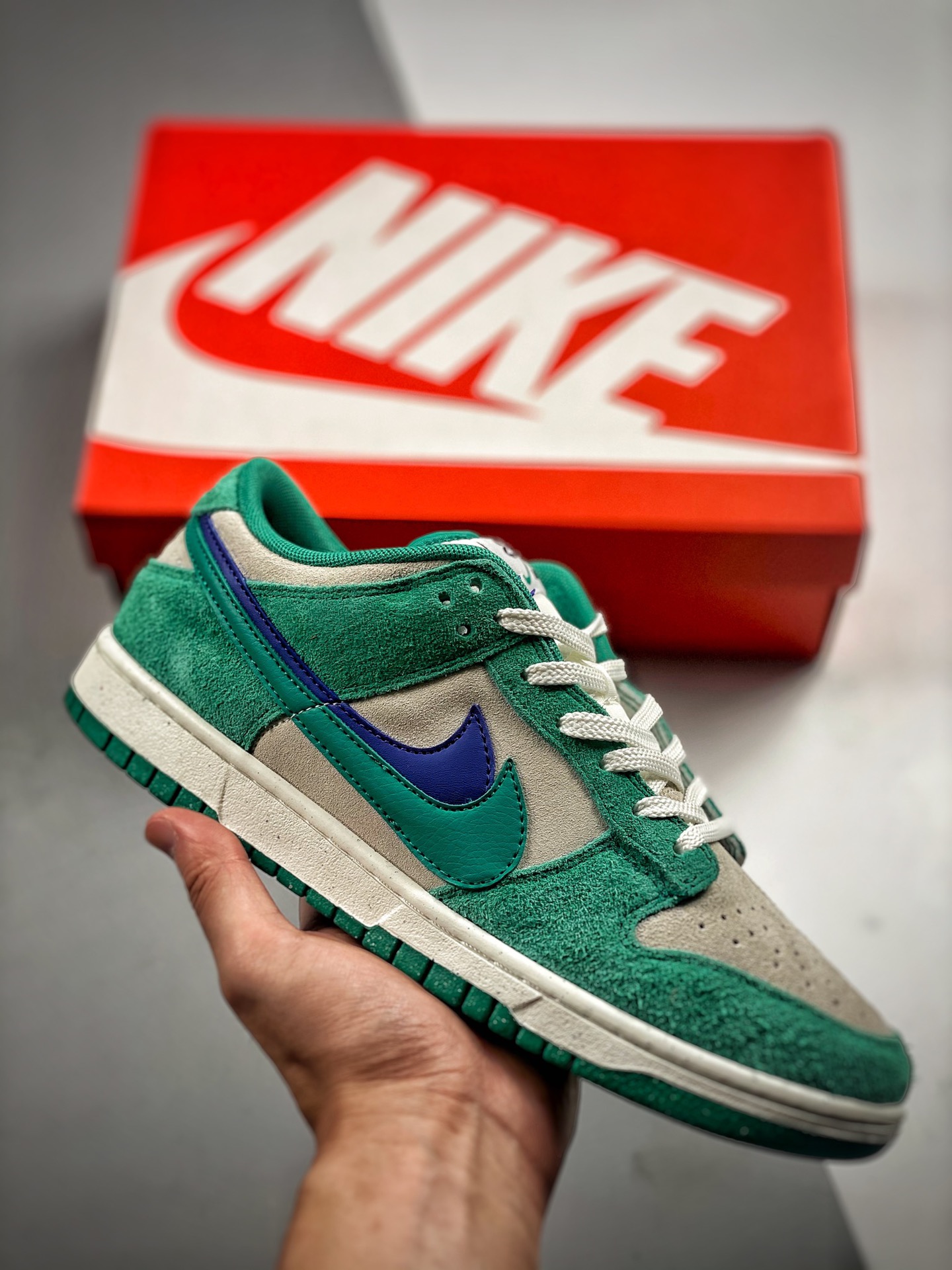 Núcleo 3 Nk Dunk SB Low Blanco verdoso Doble capa Mejor relación calidad-precio Fotografía real primer lanzamiento Mate…