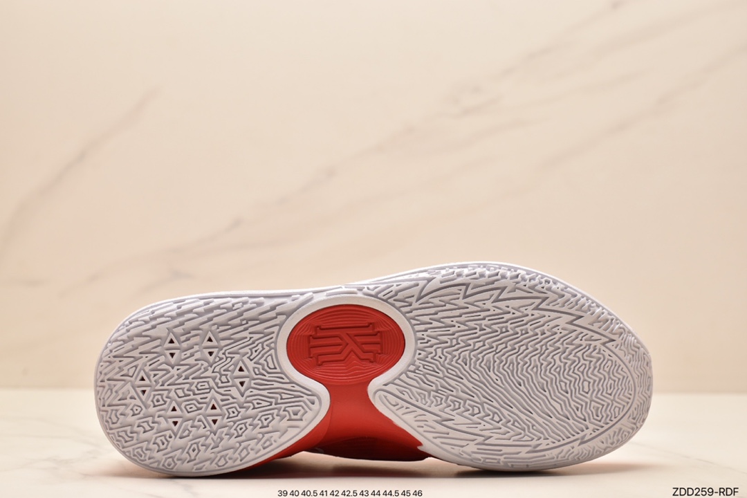 230 首发尝鲜版本 支持轻实战 Nike Kyrie Low 5 EP 黑白红欧文5代低帮篮球鞋DJ6014-001