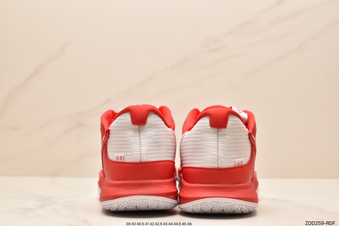 230 首发尝鲜版本 支持轻实战 Nike Kyrie Low 5 EP 黑白红欧文5代低帮篮球鞋DJ6014-001