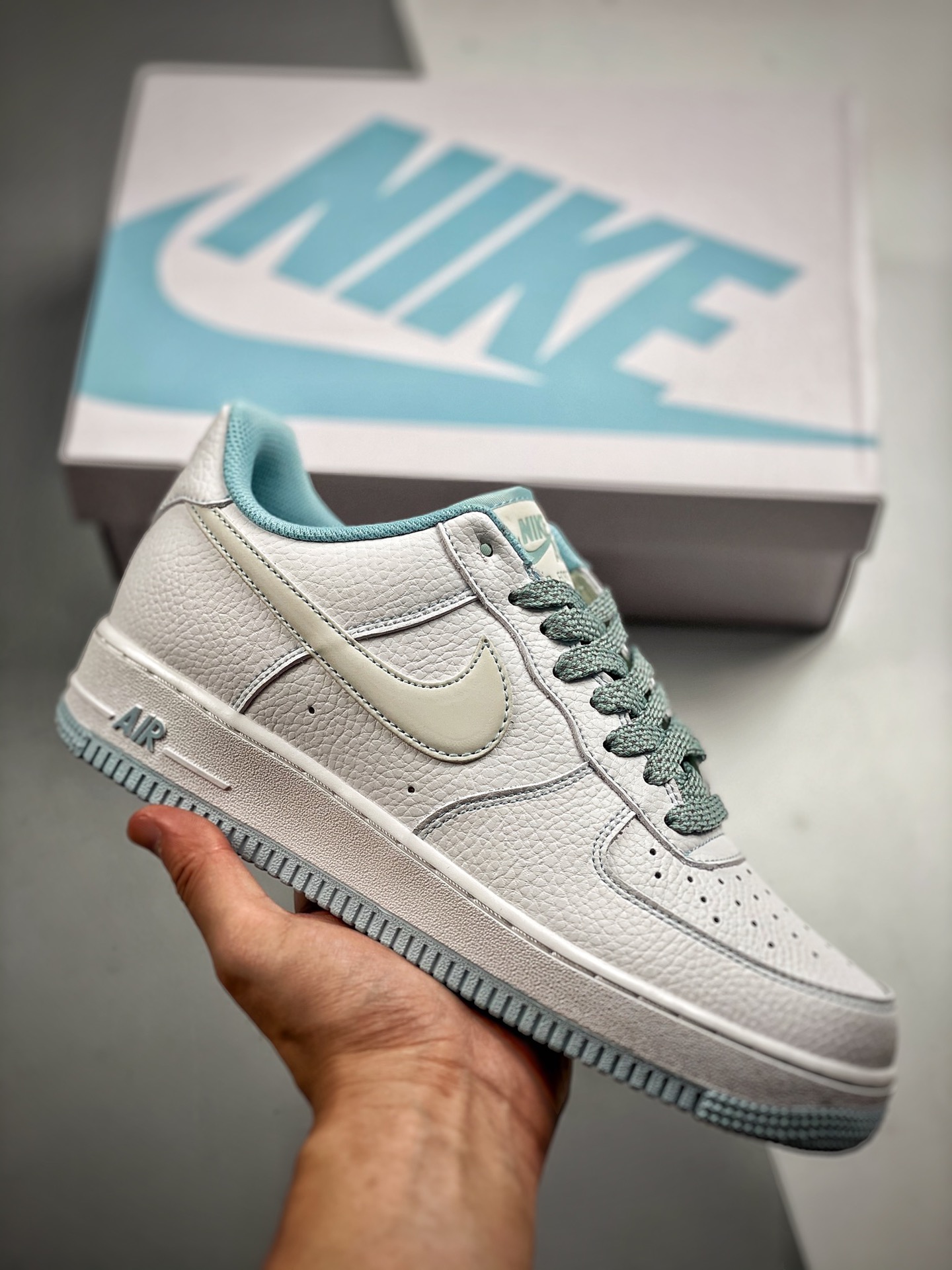 -4 Nike Air Force 1 07 línea de marcado cielo estrellado Air Force 1 low top zapatillas casuales de skate cuero persona…