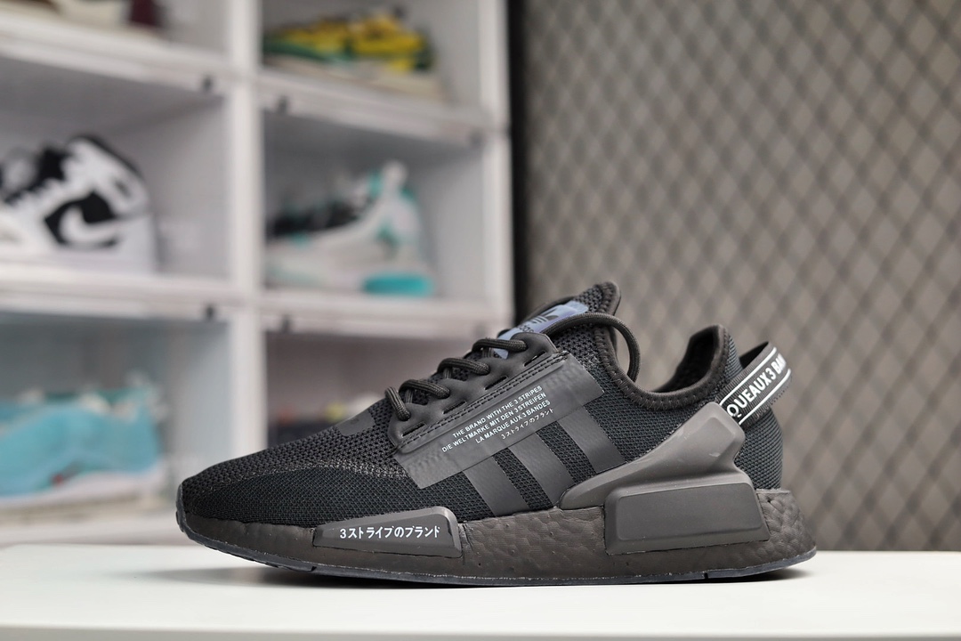 G0 Adidas NMD _R1 透气网面虎扑版本 专柜同步上架现货仓储 全年稳定现货供应原装进口Boost原料 永不发黄氧化