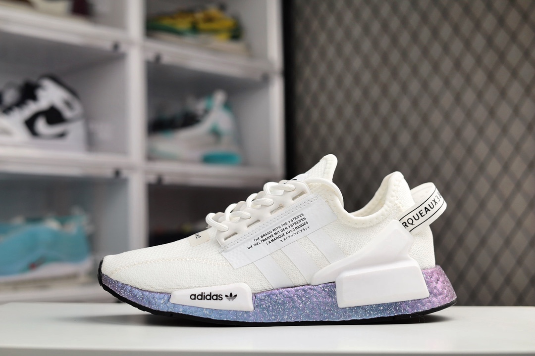 G0 Adidas NMD _R1 透气网面虎扑版本 专柜同步上架现货仓储 全年稳定现货供应原装进口Boost原料 永不发黄氧化