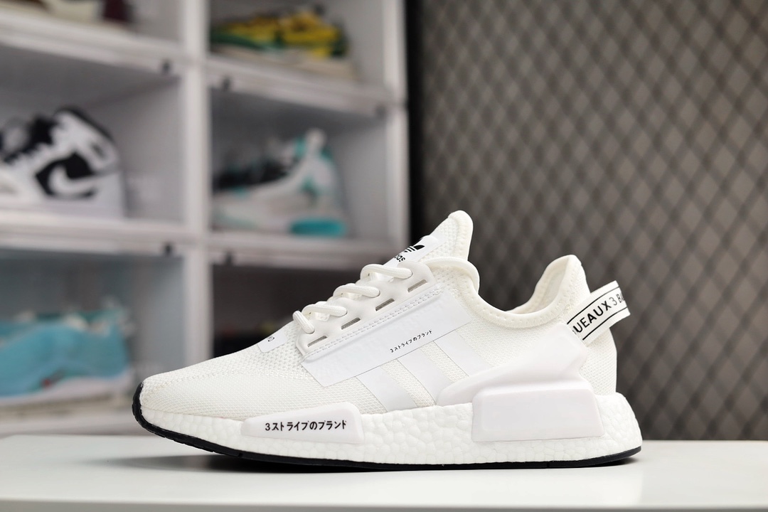 G0 Adidas NMD _R1 透气网面虎扑版本 专柜同步上架现货仓储 全年稳定现货供应原装进口Boost原料 永不发黄氧化