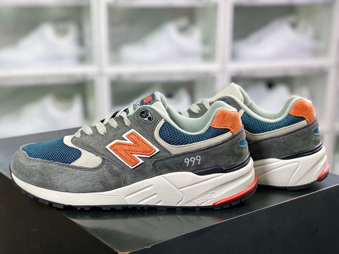 NBML999 series low-top classic retro all-match casual sports jogging shoes ”fog gray blue red 3M” ML999AD