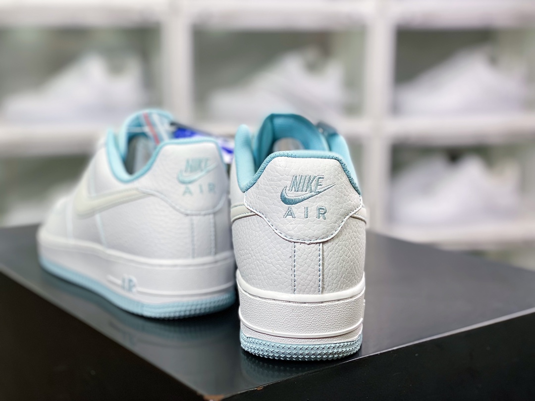 240 Air Force 1 '07 Low Leather”White/Light Blue”空军一号经典低帮百搭休闲运动板鞋“皮革白淡蓝3M”U06369-568