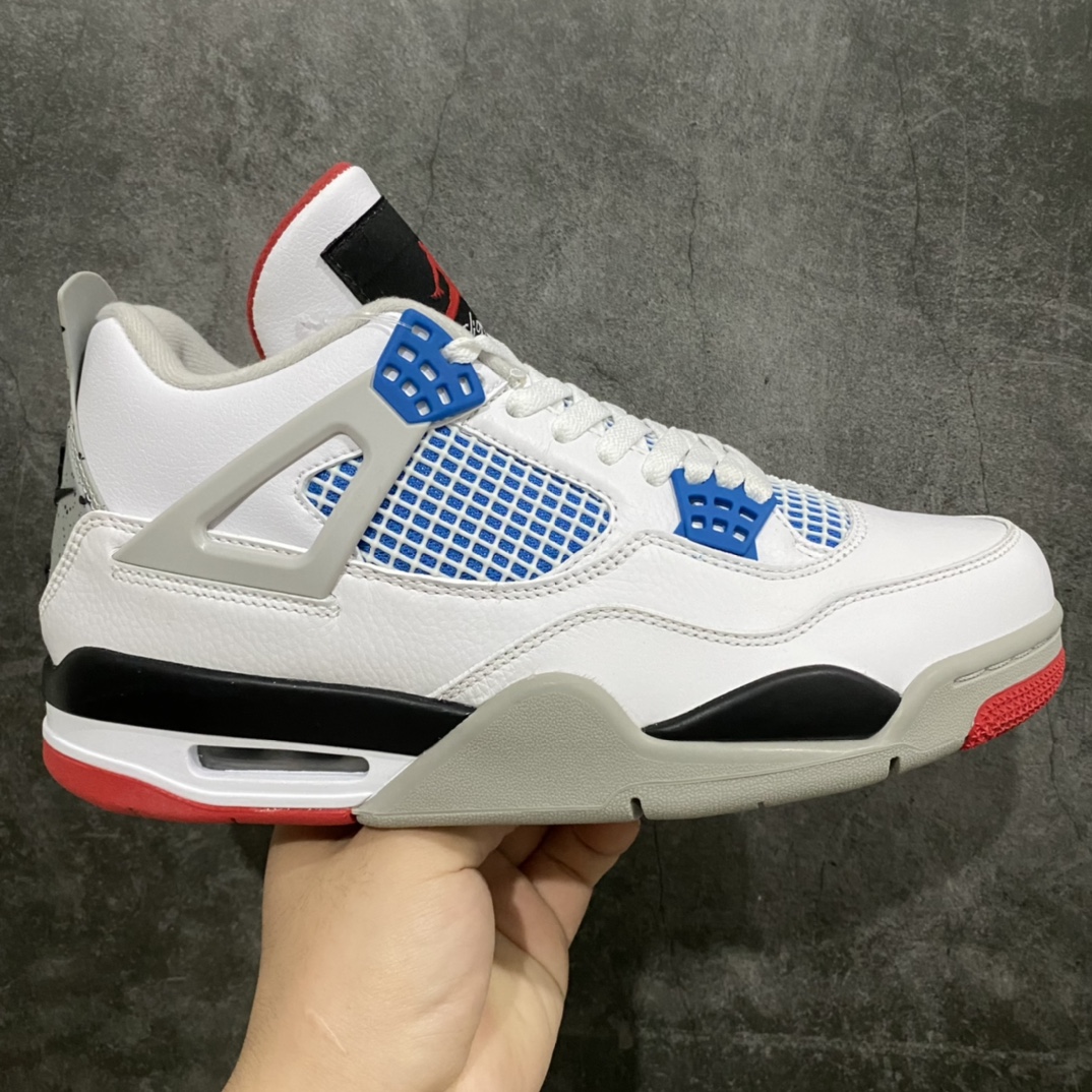 新DT纯原 Air Jordan AJ4 Retro 白蓝红鸳鸯 CI1184-146 目前市场上众多版本中最好的一个版本 原鞋开发原楦原纸板同源开发 完美呈现乔4的版型 内侧正确双色网格 还原细节 原厂皮料 正确气垫颜色 正确网格工艺 正确拉帮工艺 全鞋原装材料制作 原档案原模具打造 支持全方位与正品对比 尺码：40 40.5 41 42 42.5 43 44 44.5 45 46 47.5-选品中心