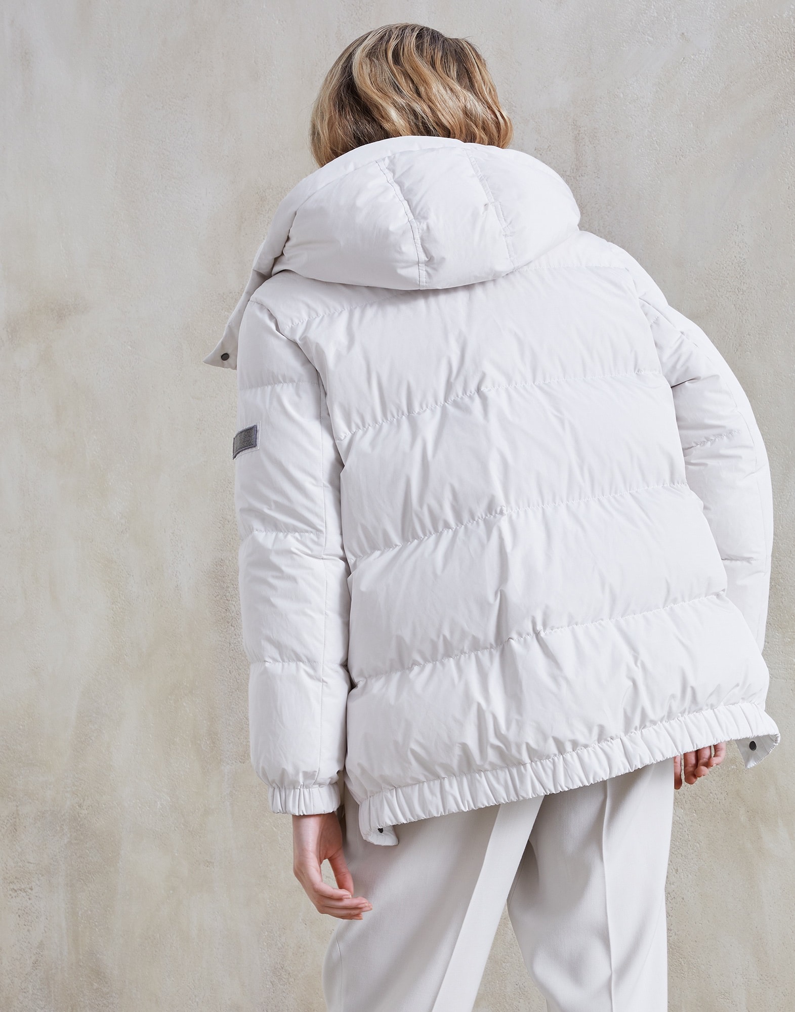 ZILIMARK BC Women's Goose Down Puffer Coat with Detachable Hood-Ivory 3 i1662350398 3 1