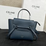 Celine Belt Pico Good
 Bags Handbags Blue Cowhide Fabric