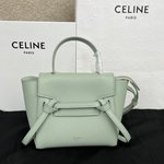 The Most Popular
 Celine Belt Pico Bags Handbags Green Cowhide Fabric
