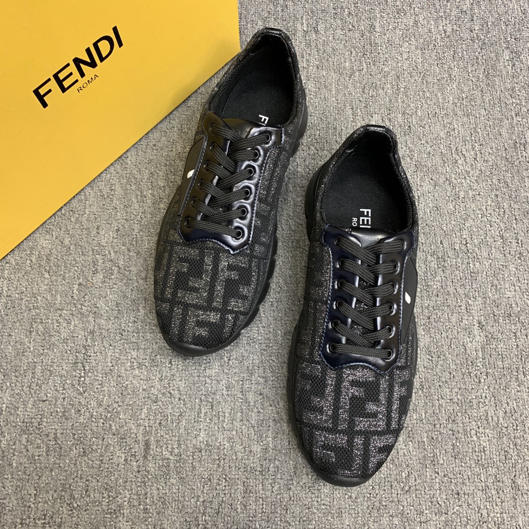 Fendi Style Leather Men's Shoes Lookbook Reference image 2