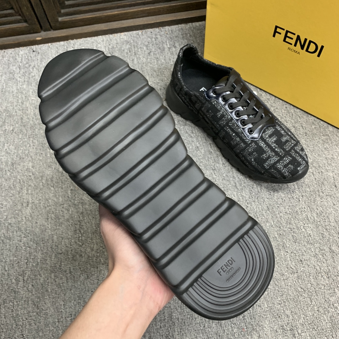 Fendi Style Leather Men's Shoes style reference detail image 7 from source 781815