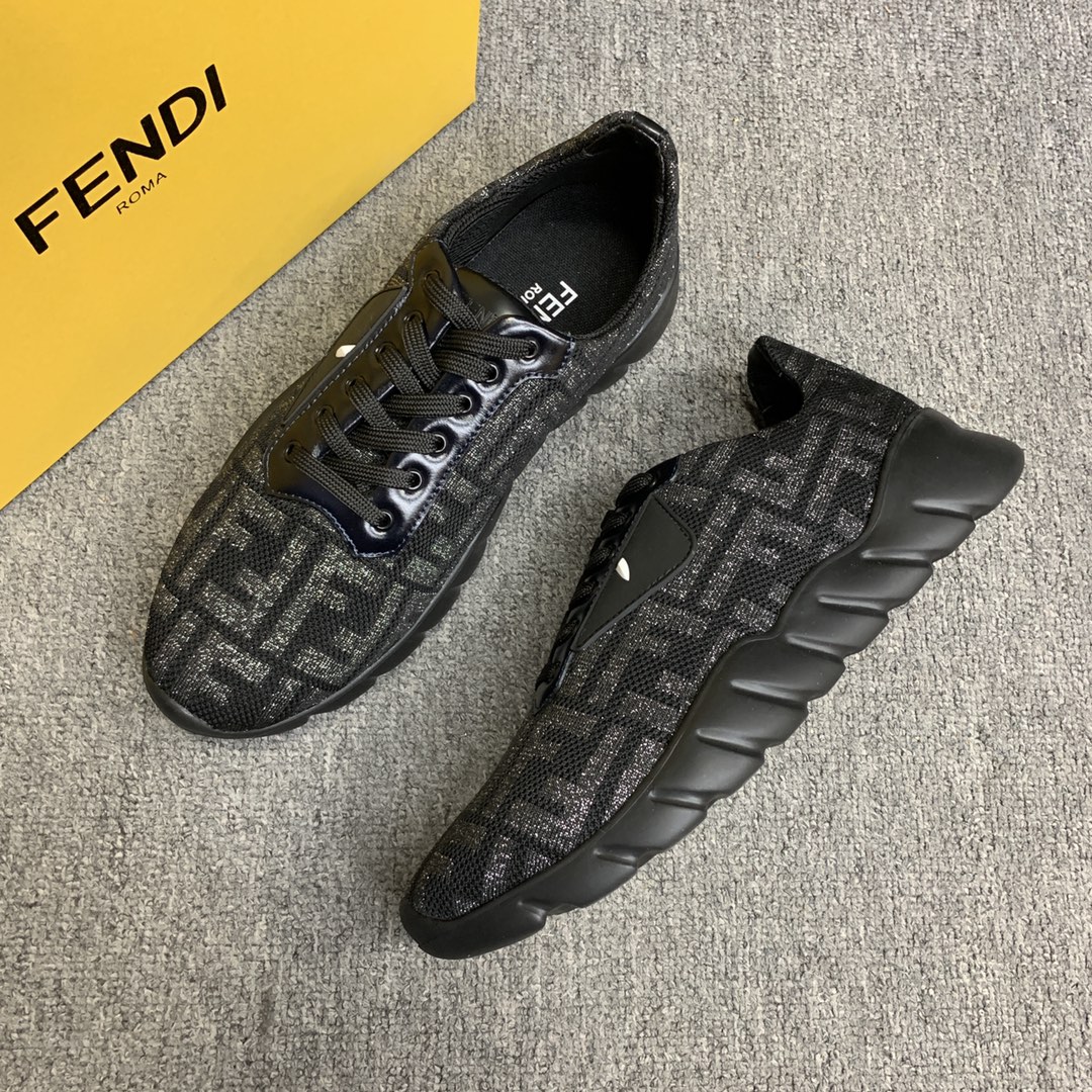 Fendi Style Leather Men's Shoes style reference detail image 6 from source 781815