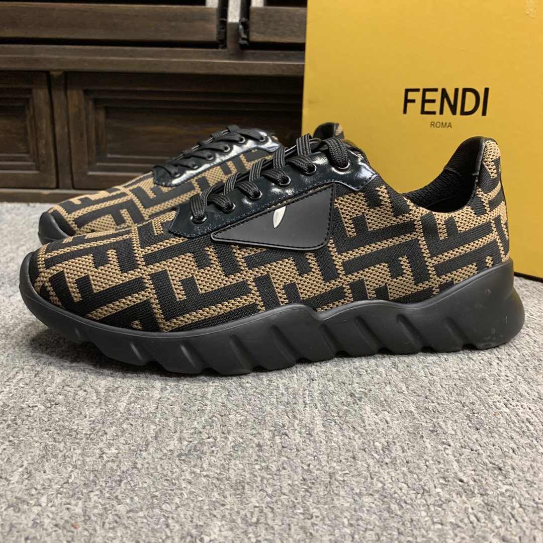 Fendi Style Leather Men's Shoes style reference detail image 4 from source 781818