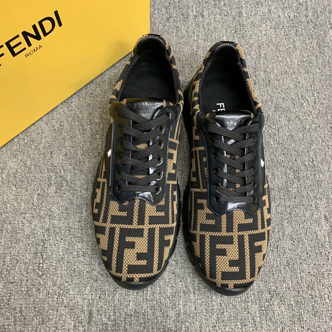 Fendi Style Leather Men's Shoes Lookbook Reference image 1