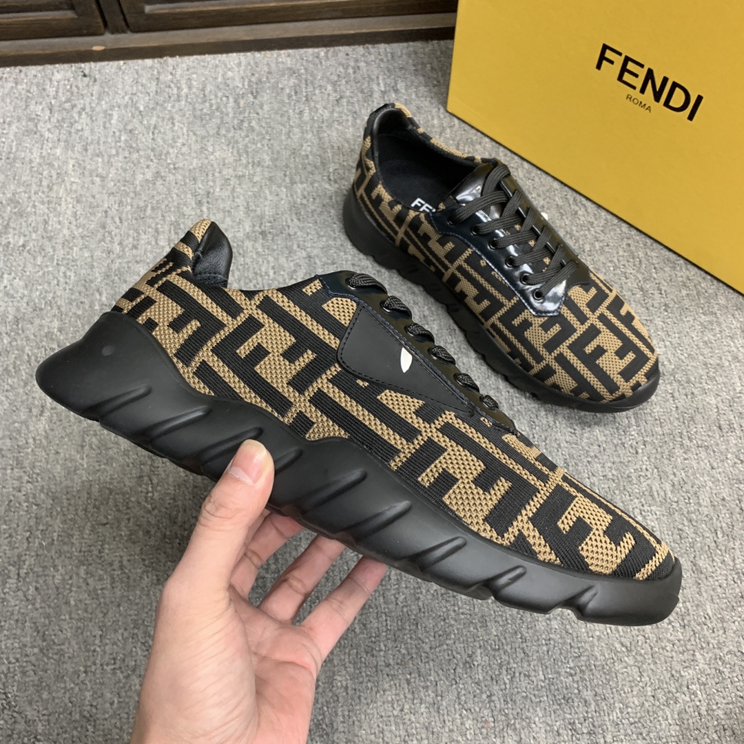 Fendi Style Leather Men's Shoes style reference detail image 5 from source 781818