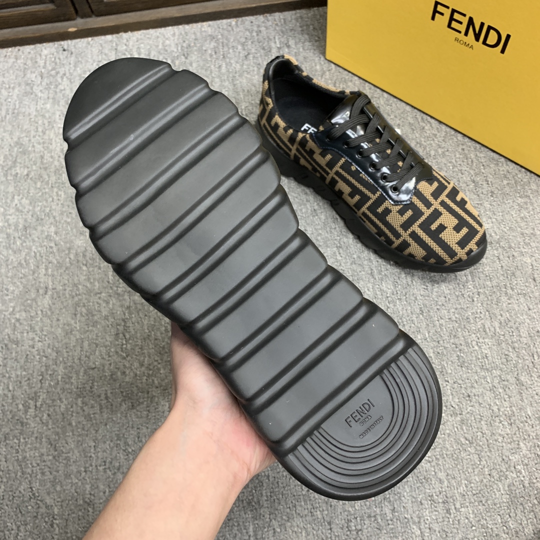 Fendi Style Leather Men's Shoes style reference detail image 7 from source 781818
