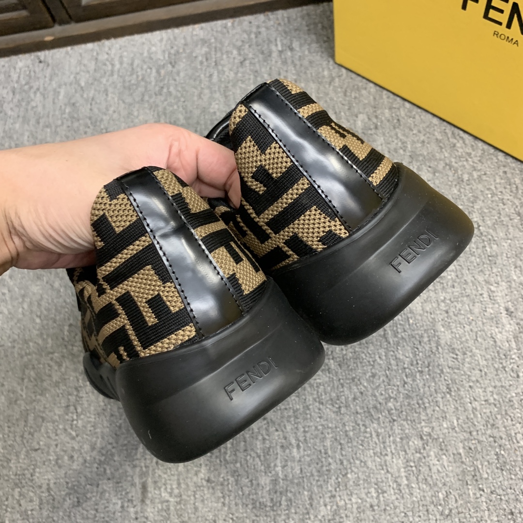 Fendi Style Leather Men's Shoes style reference detail image 9 from source 781818