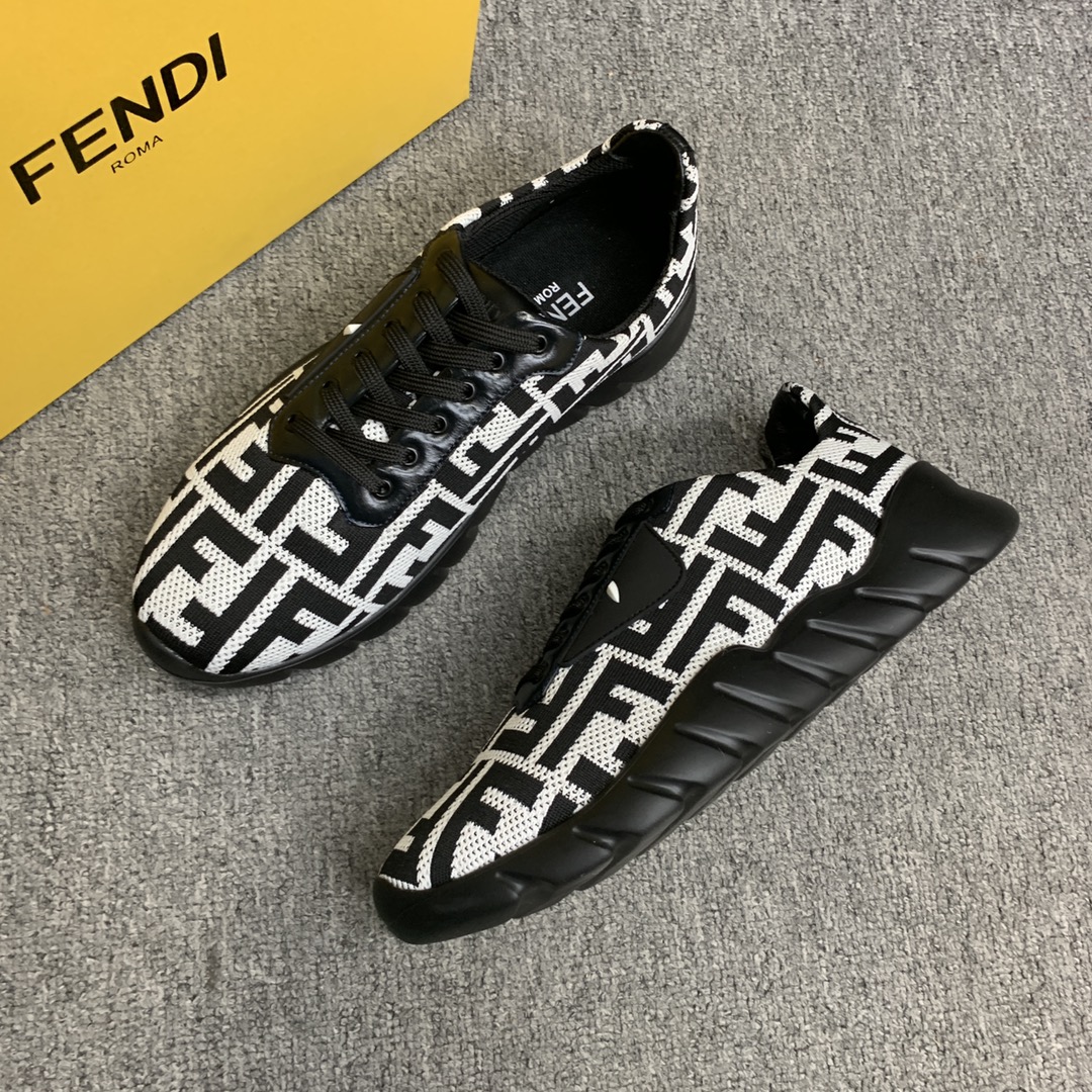 Fendi Style Leather Men's Shoes style reference detail image 6 from source 781823