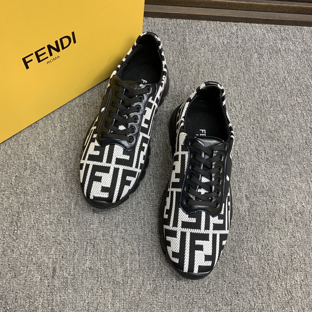 Fendi Style Leather Men's Shoes Lookbook Reference image 2