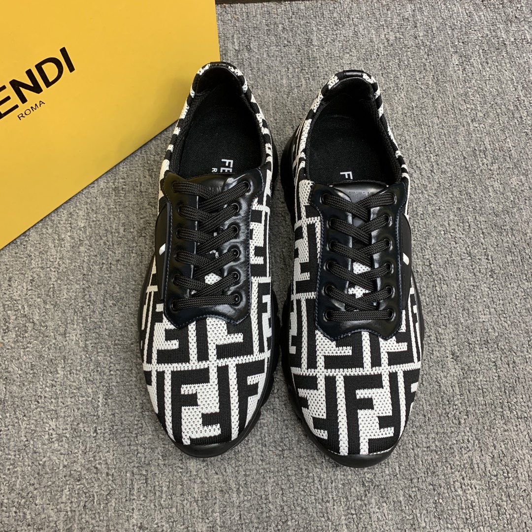 Fendi Style Leather Men's Shoes Lookbook Reference image 1