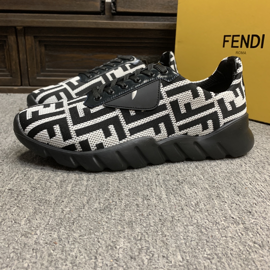 Fendi Style Leather Men's Shoes style reference detail image 4 from source 781823