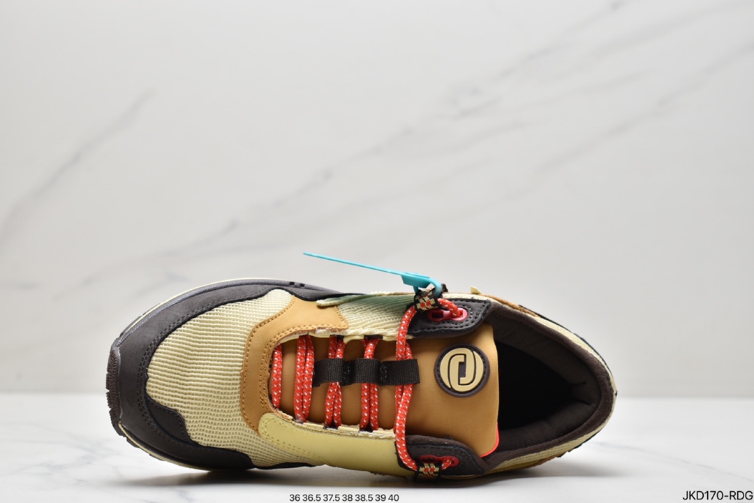160 Travis Scott x Nike Air Max 1”Cactus Jack”改版款低帮慢跑鞋DO9392-200