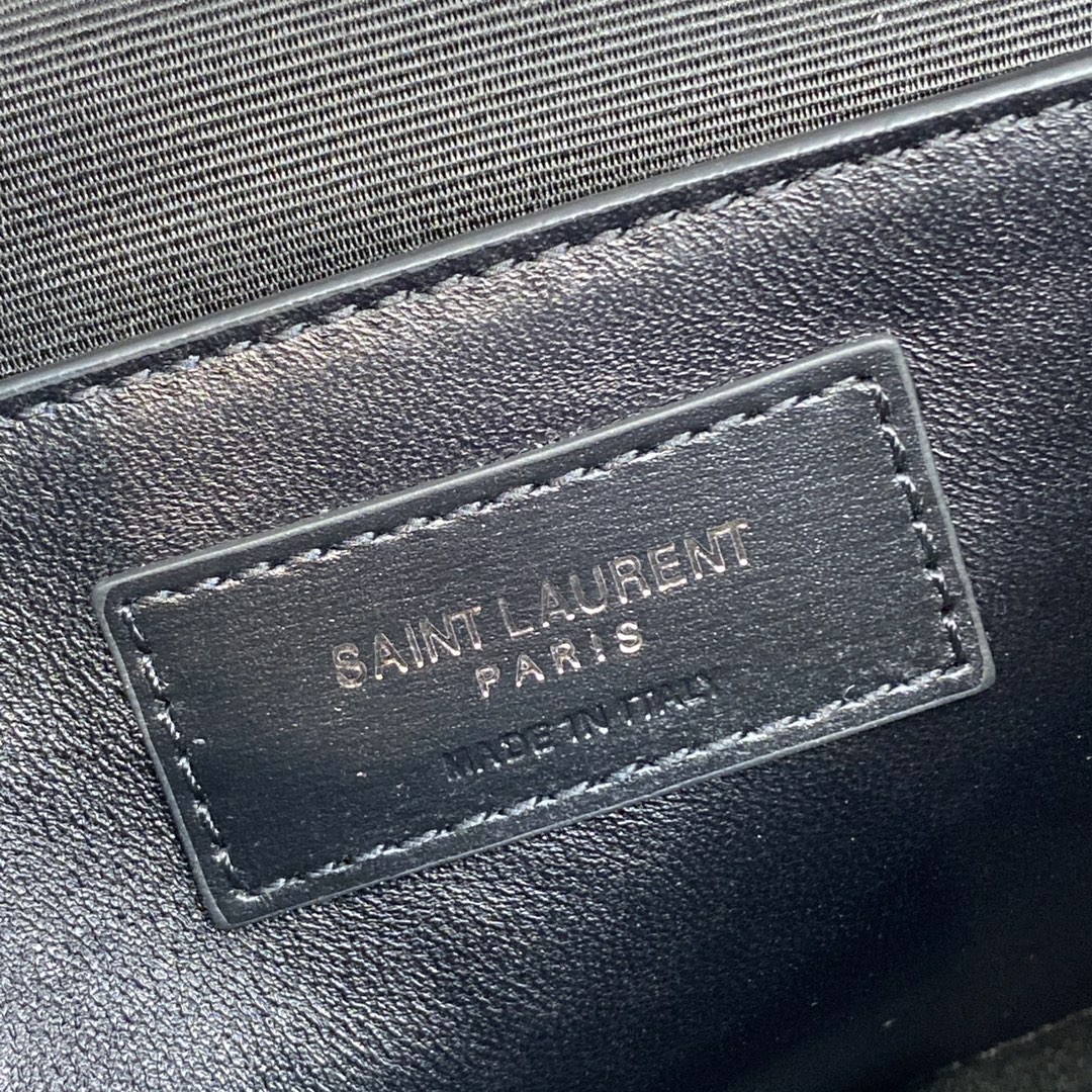 Saint Laurent 油腊浅灰/古银 NIKI～22cm 爆裂纹 超多明星 同款