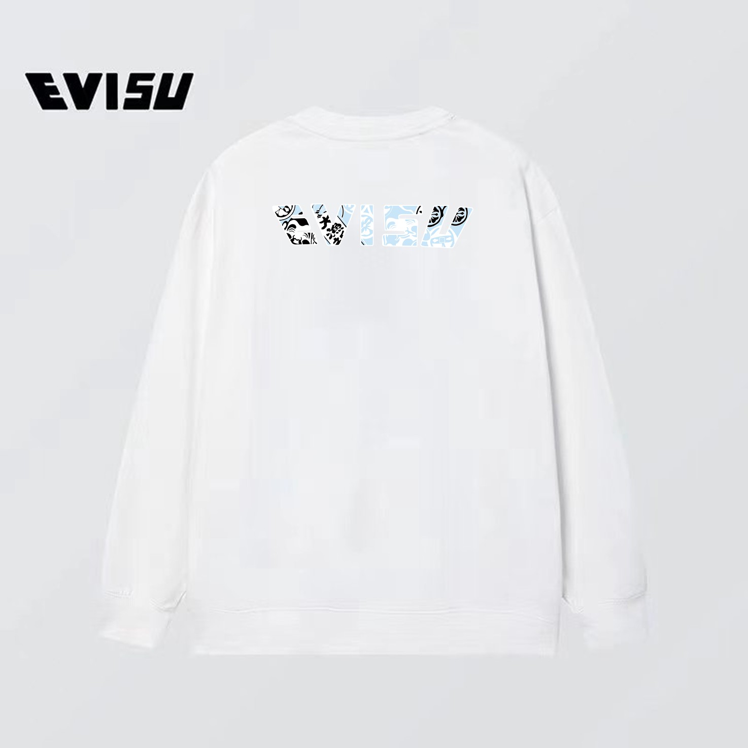 Fashionable Seagull Print Cotton Coat in Black & White, Sizes S-XXL - 图片 3