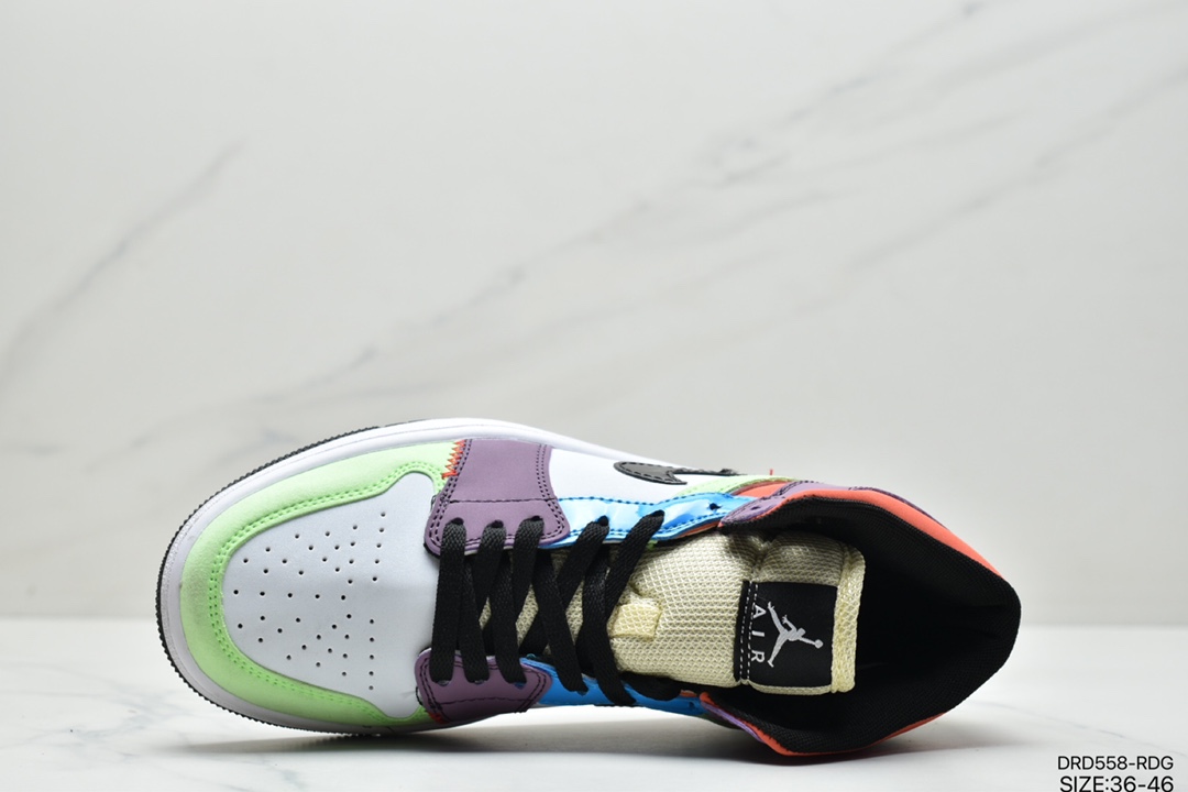 110 乔丹 Air Jordan 1 MidAJ1乔丹一代中帮经典复古文化休闲运动篮球鞋 554724