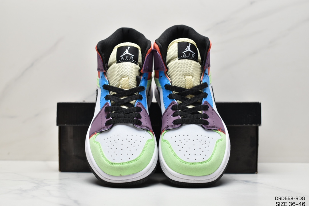110 乔丹 Air Jordan 1 MidAJ1乔丹一代中帮经典复古文化休闲运动篮球鞋 554724