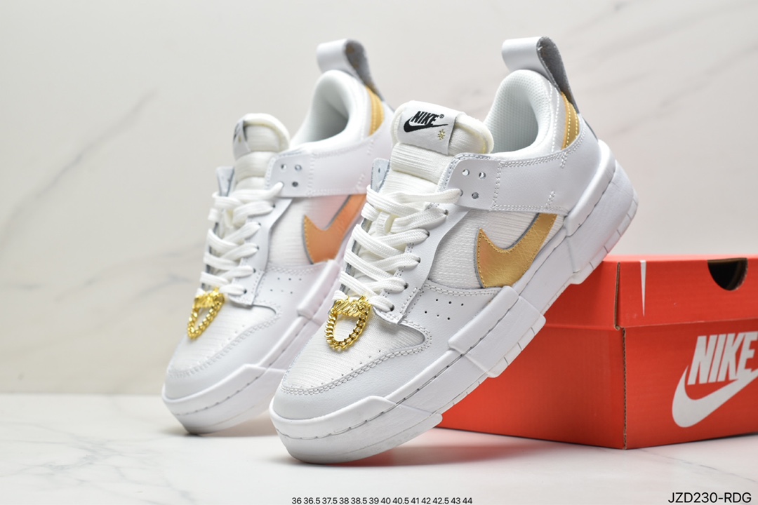 140 耐克Nike Wmns Dunk Low Disrupt”Olive Green/White”轻量扣篮破坏系列DQ0869-100