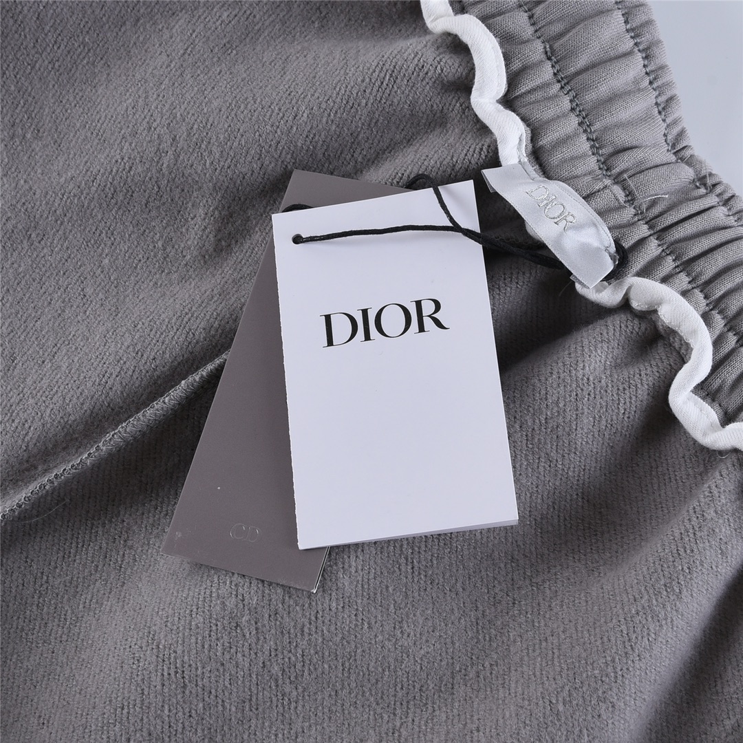 DIOR/迪奥 22FW徽标刺绣LOGO休闲运动裤