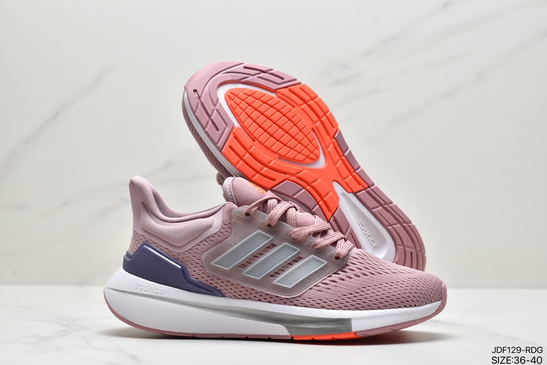 Adidas EQ21 RUN retro running shoes are made of full mesh fabric