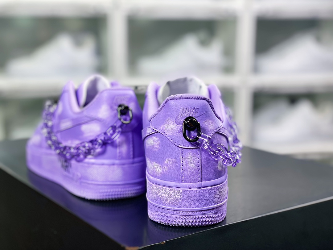 260 Air Force 1 07 LV8”Purple”空军一号经典低帮百搭休闲运动板鞋“做旧香芋紫鞋链”DD8959-100