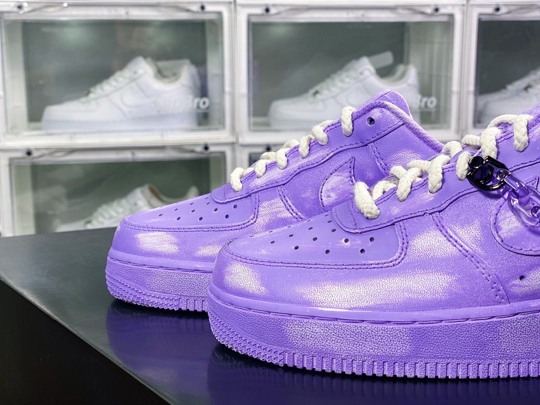 260 Air Force 1 07 LV8”Purple”空军一号经典低帮百搭休闲运动板鞋“做旧香芋紫鞋链”DD8959-100